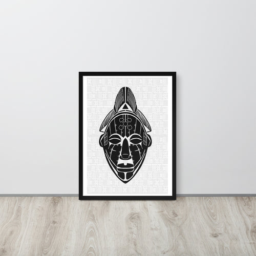 Understanding Mask Framed poster